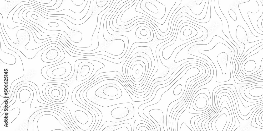 Abstract black and white abstract background vector, Abstract topographic contours map background .Topographic background and texture, monochrome image. 3D waves. Marble texture with natural pattern .