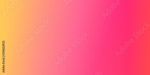 Pink and yellow colors gradient striped pattern background.
