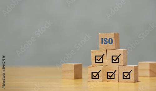 Photography ISO standards quality control certification concept