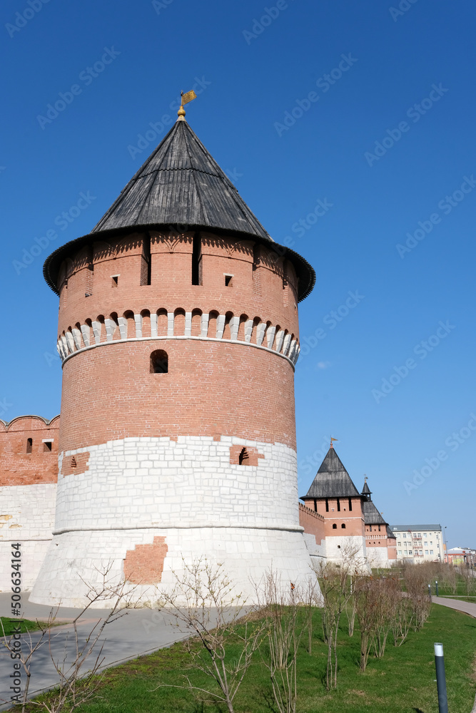 FORTRESS TOWER IN THE TULA KREMLIN