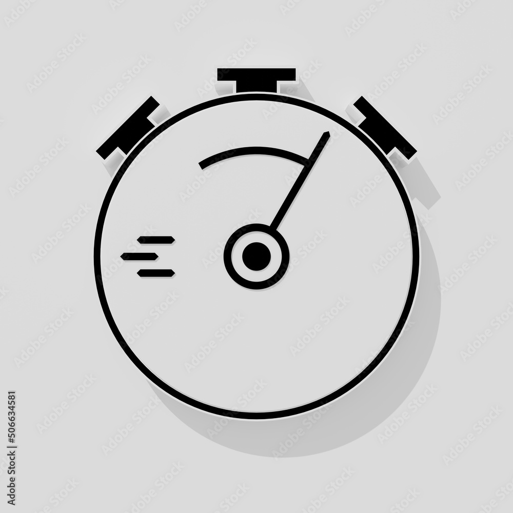 3D Rendered Clock Timer Countdown Icon Design 3D Rendered Clock Timer Countdown Icon Design