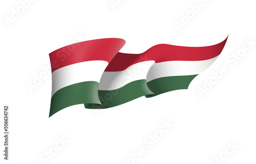 Hungary flag state symbol isolated on background national banner. Greeting card National Independence Day of the Republic of Hungary. Illustration banner with realistic state flag. Free Download Hungary flag state symbol isolated on background national banner. Greeting card National Independence Day of the Republic of Hungary. Illustration banner with realistic state flag. - GFXLoad