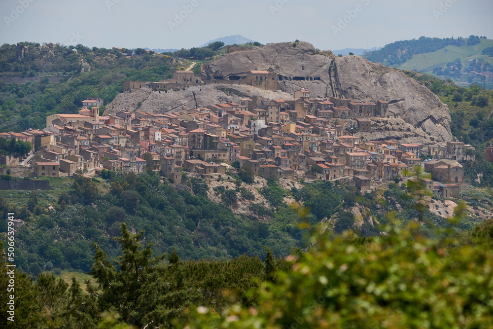 the village of Sperlinga in Central Sicily