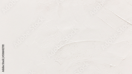 Vintage white plaster Wall Texture, Abstract Painted Wall Surface, Stucco Background With Copy Space To design the interior texture for display products.