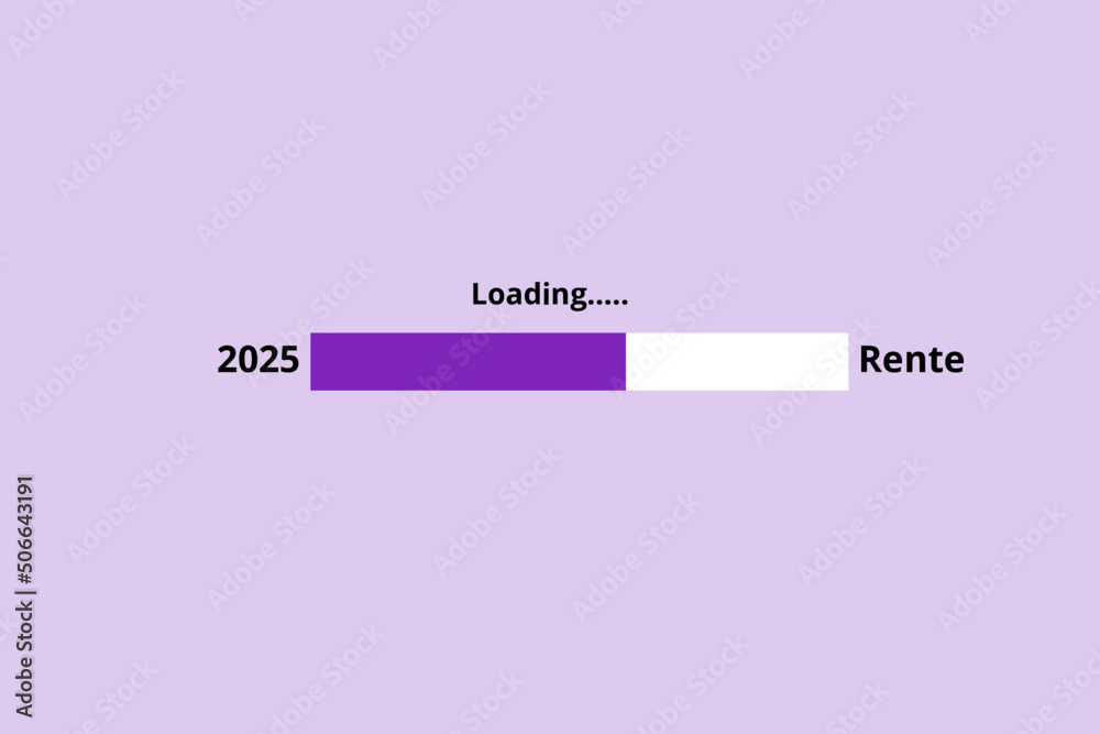 Rente is loading - 2025 - Flieder lila