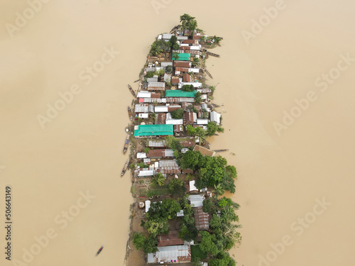 Flood in Sunamganj Bangladesh on 2022.

Climate change caused by global warming is having a devastating effect on the world's natural environment.