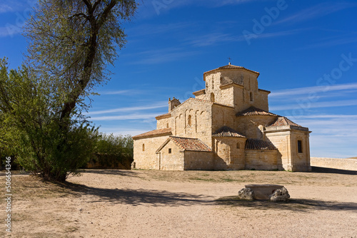 Canvas Print Nuestra Senora de la Anunciada church in Uruena, Valladolid, Spain