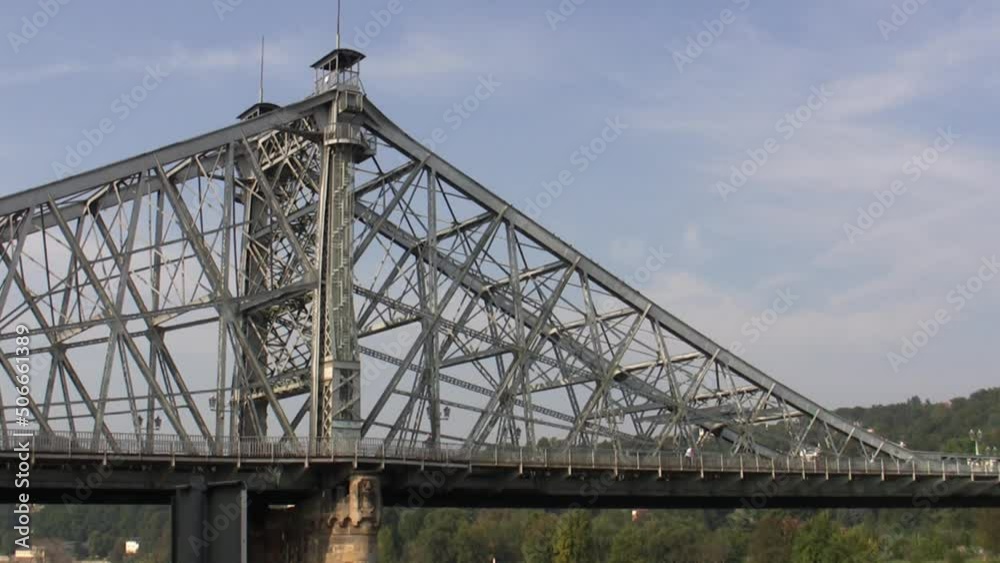 Huge Elbe Bridge Huge Elbe Bridge