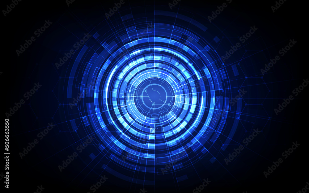 Abstract futuristic digital technology background. Illustration Vector Abstract futuristic digital technology background. Illustration Vector