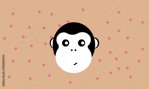 monkeypox infection illustration