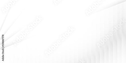 Abstract white and gray color, modern design background with geometric shape. Vector illustration.	