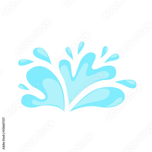 Fototapeta Naklejka Na Ścianę i Meble -  Water Splash  icon vector. drops illustration sign. ocean symbol. sea logo. water source mark.