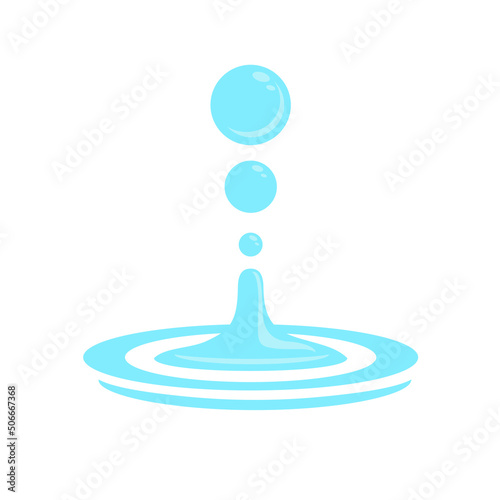 Water Splash  icon vector. drops illustration sign. ocean symbol. sea logo. water source mark.