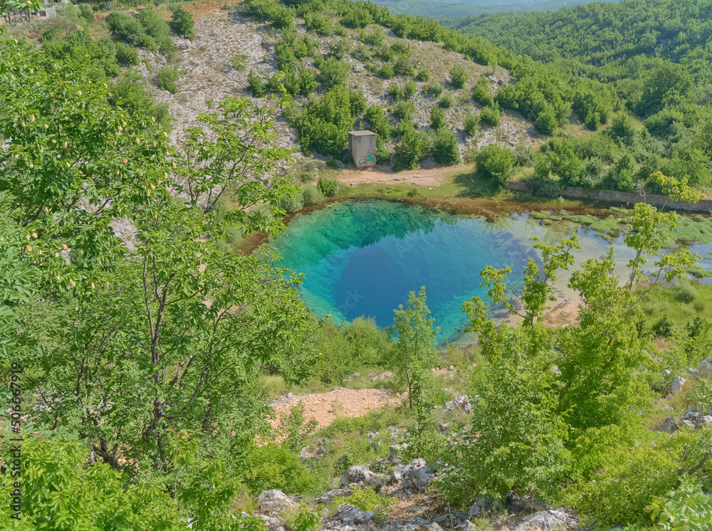 Source of the river Cetina near Sinj in Croatia Source of the river Cetina near Sinj in Croatia