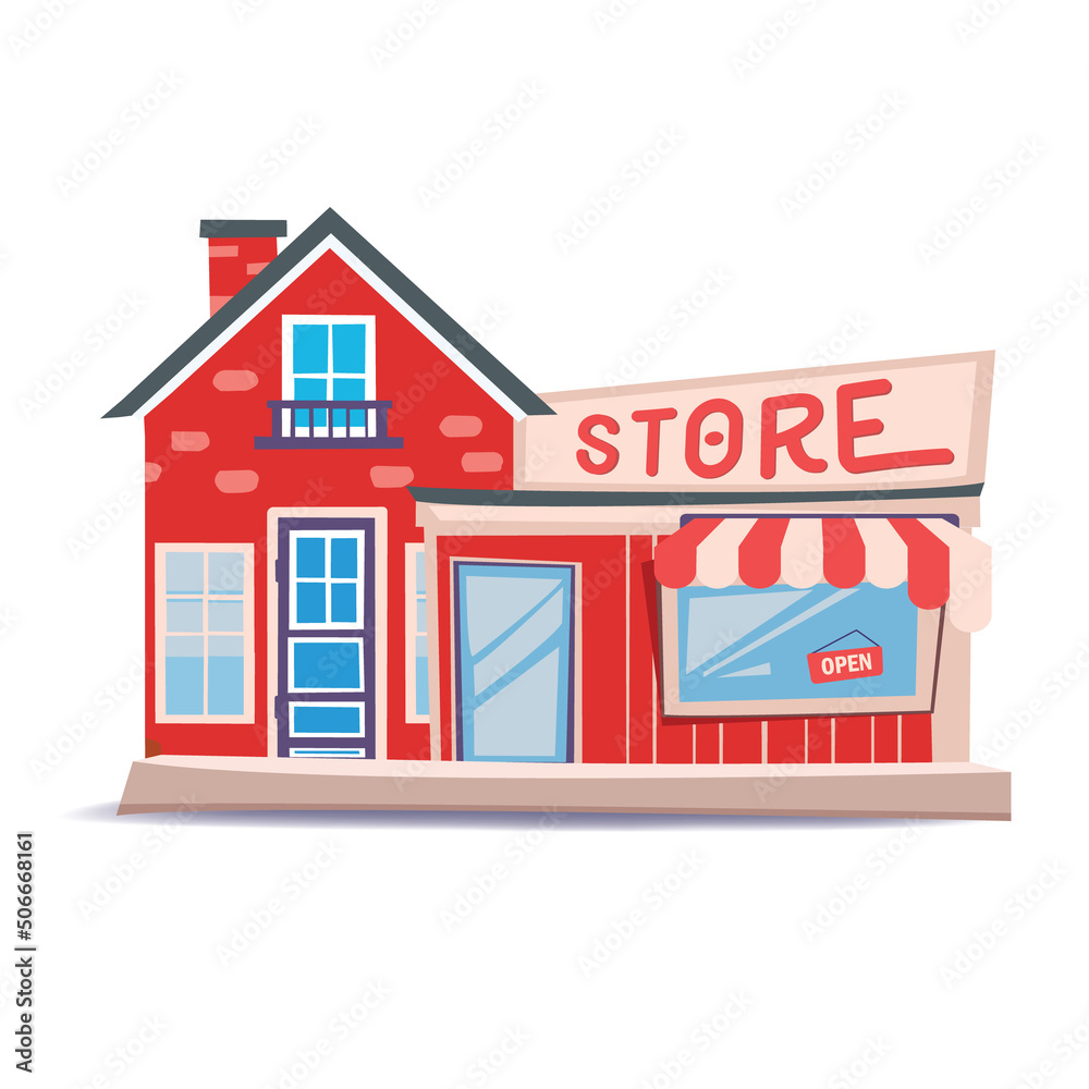 Minimalist old red house flat design Minimalist old red house flat design
