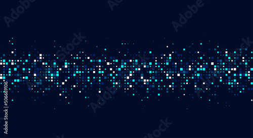 Abstract grunge grid polka dot background pattern.