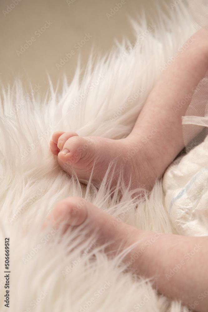 Détail d'un bébé qui vient de naitre Détail d'un bébé qui vient de naitre