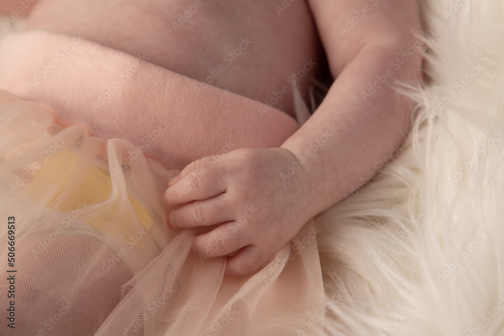 Détail d'un bébé qui vient de naitre Détail d'un bébé qui vient de naitre