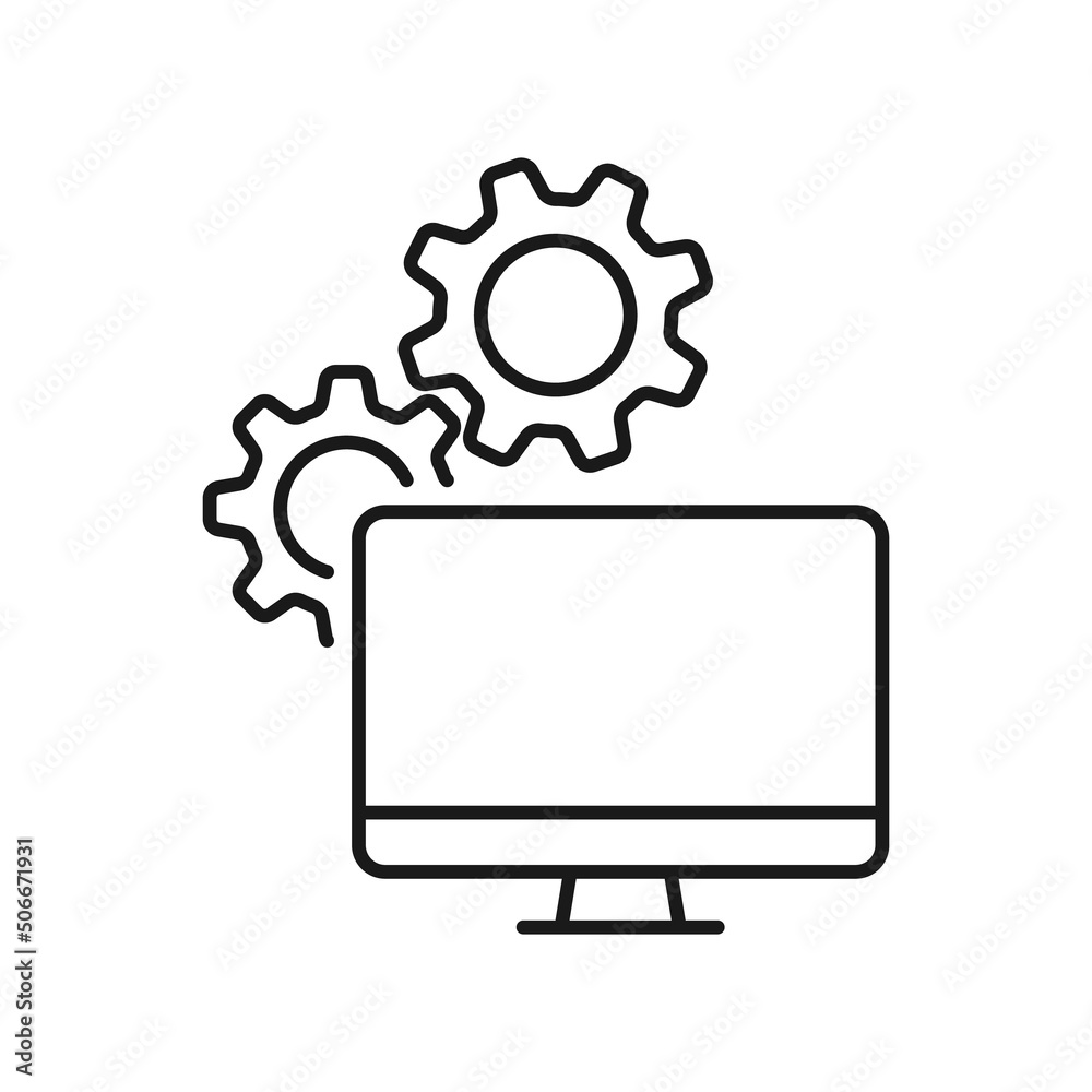 Application icon. Website programming and coding illustration. Application icon. Website programming and coding illustration.