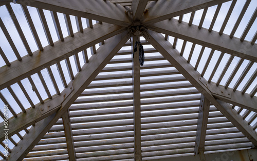 Open Air Roof Rafters.