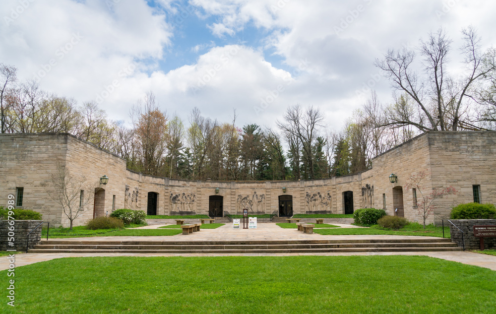 The Vistor Center at Lincoln Boyhood National Memorial, Indiana