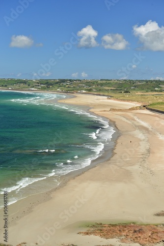 St Ouen’s bay, Jersey, U,K. Natural beach and dunes.