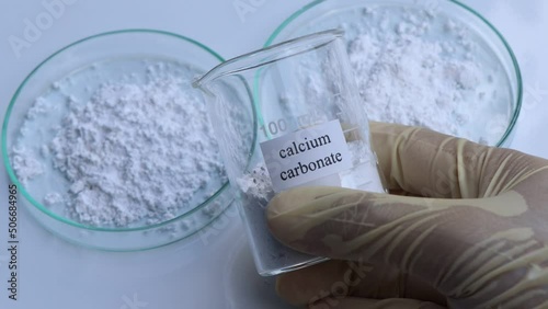 Calcium Carbonate is used in laboratory or in the industry 