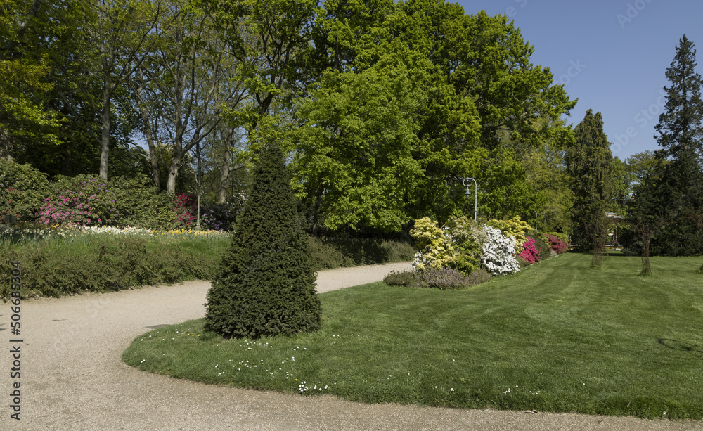 Fototapeta premium Parc du Thabor à Rennes