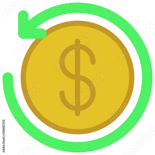 Tax Money Back Icon