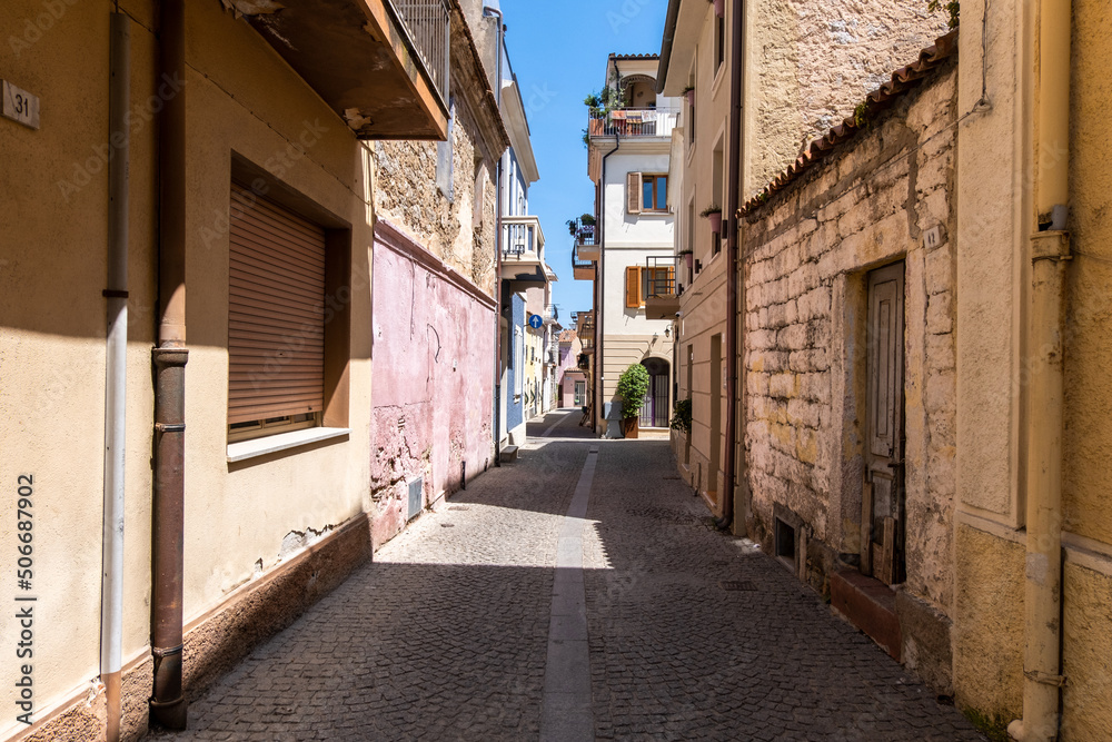 historic landmark alleys in Olbia Sardinia