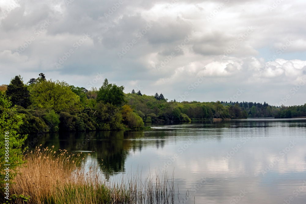 Virginia Water Lake in Windsor Great Park, United Kingdom
