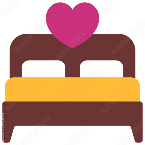 Honeymoon Bed Icon