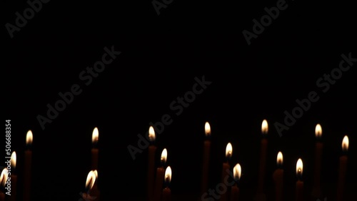 Candle light in the dark , Candle light background 