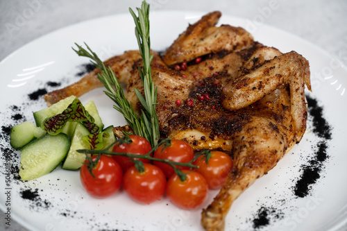 Grilled fried Chicken Tabak...