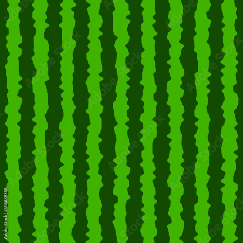 Watermelon seamless pattern. Green stripes on watermelon background for fabric, wallpaper, postcards, wrapping paper. Vector illustration