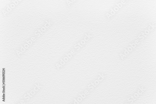 Clean white rough wall as texture or background, plaster blank surface.