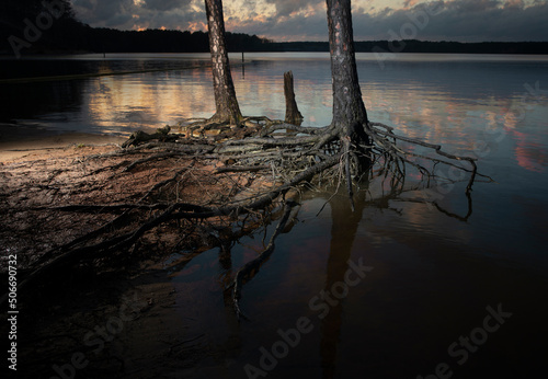 Sunset over Jordan Lake © Guy Sagi