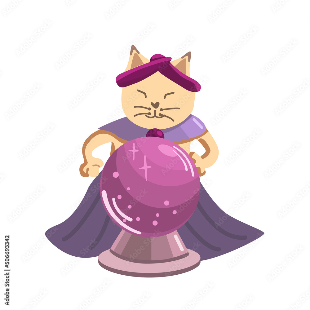 magic ball cat