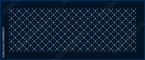 Rectangle scarf design classic blue background. Out off season universal fashion accessory. High resolution image, digital illustration. Modern scarves fabric design textile swatch allover print block