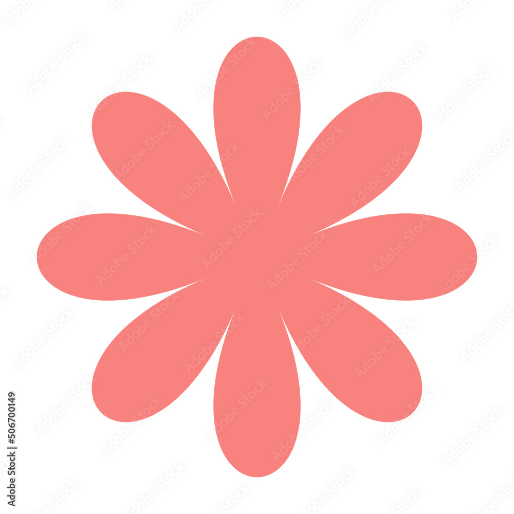 flower shape element
flower shape element