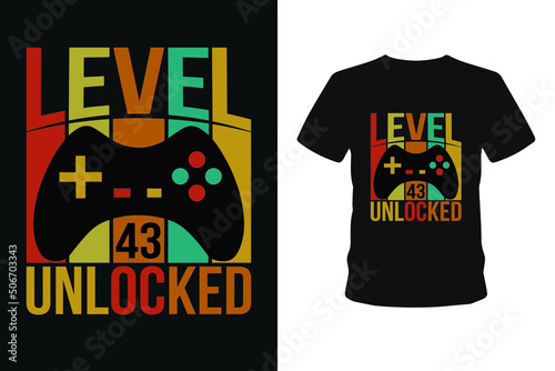  level 50 unlocked gaming t-shirt design, vector, element, apparel, bundle, template, typography, vintage, eps 10,gamer t shirt.