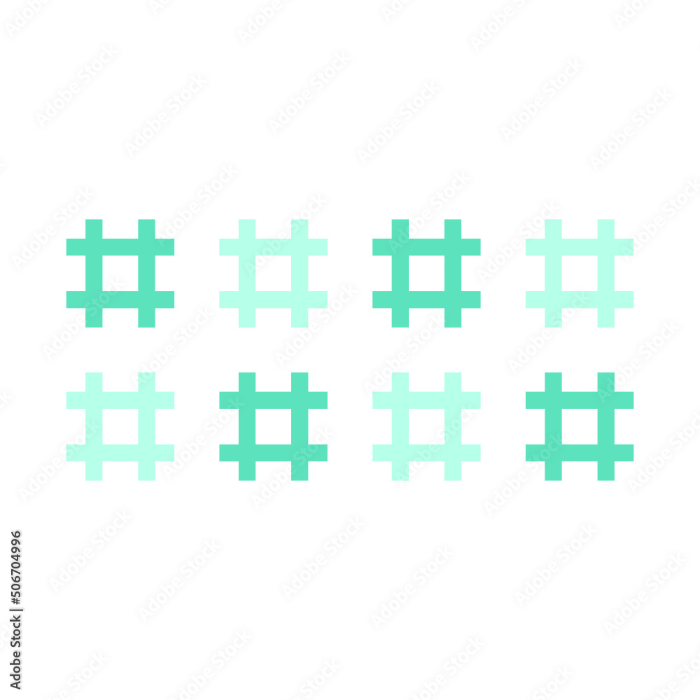 Obraz premium horizontal art shape pattern