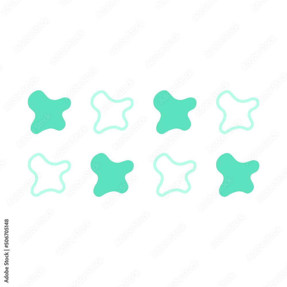 Fototapeta premium horizontal art shape pattern