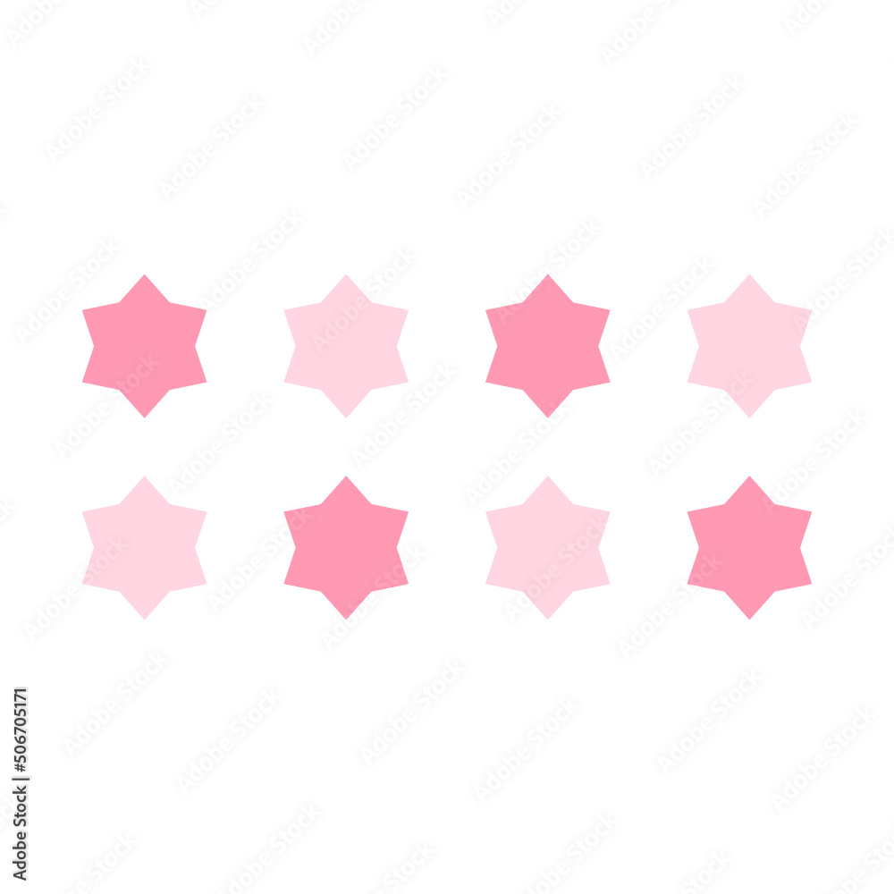 horizontal art shape pattern