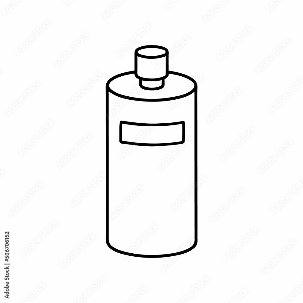 Hand drawn bottle of hair care product for hairdresser isolated on white background. Doodle hair dye, shampoo, Hair Mask, balm, conditioner, lotion for man and women. Scribble adults and kids coloring Hand drawn bottle of hair care product for hairdresser isolated on white background. Doodle hair dye, shampoo, Hair Mask, balm, conditioner, lotion for man and women. Scribble adults and kids coloring