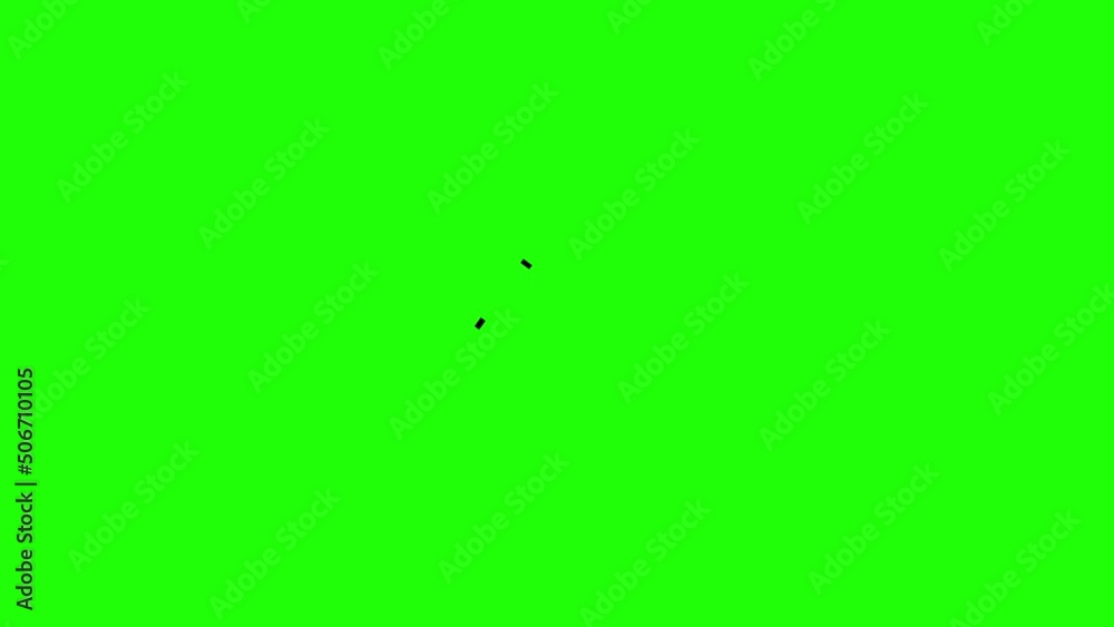 Loading Icon Animation 4K Green Screen, Seamless loop modern loading ...