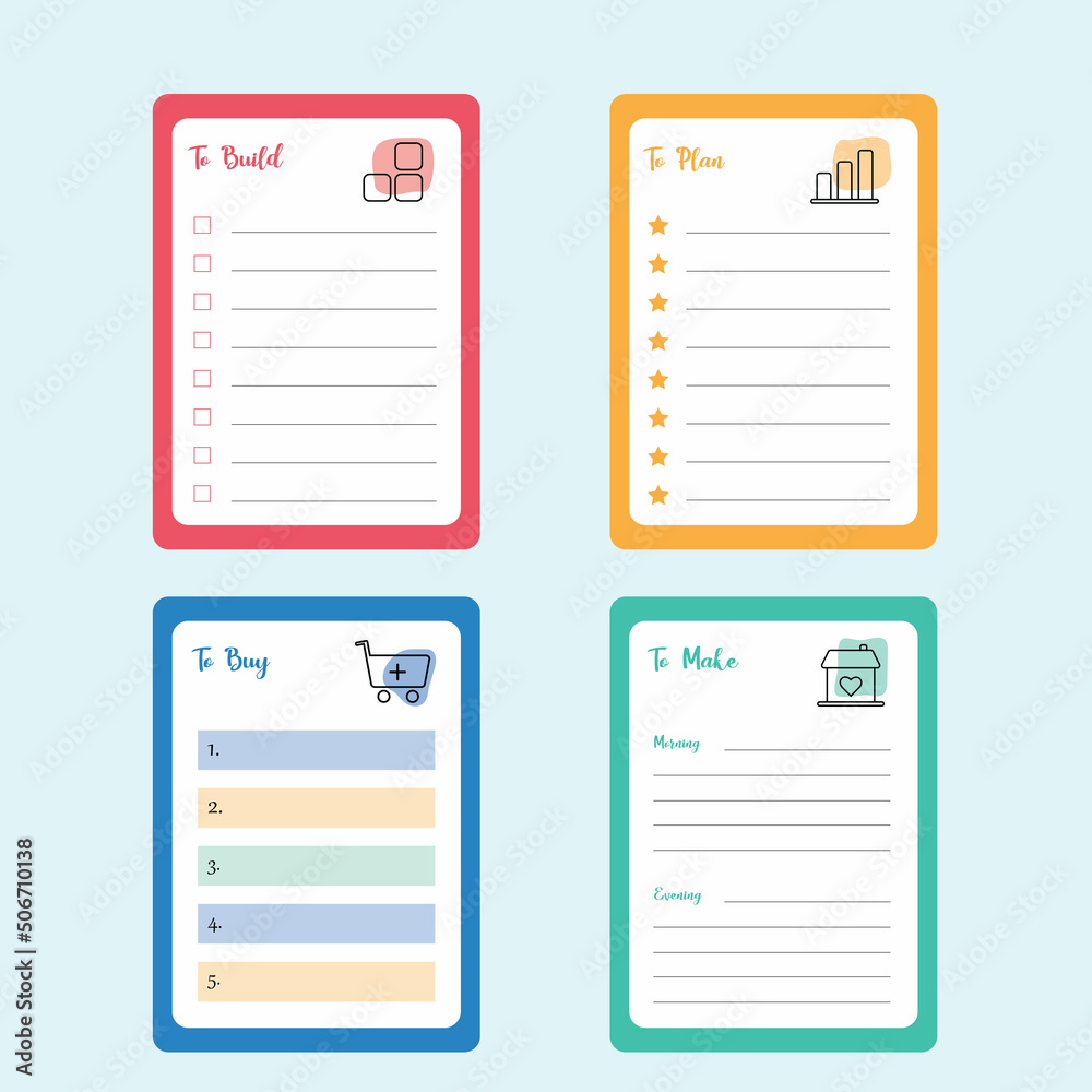 Notes planner, beautiful daily planner Notes planner, beautiful daily planner