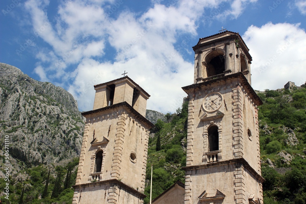 Fototapeta premium Cathedral of Saint Tryphon, Kotor, Montenegro.