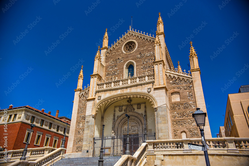 San Jeronimo Church near Prado Museum, Madrid, Spain