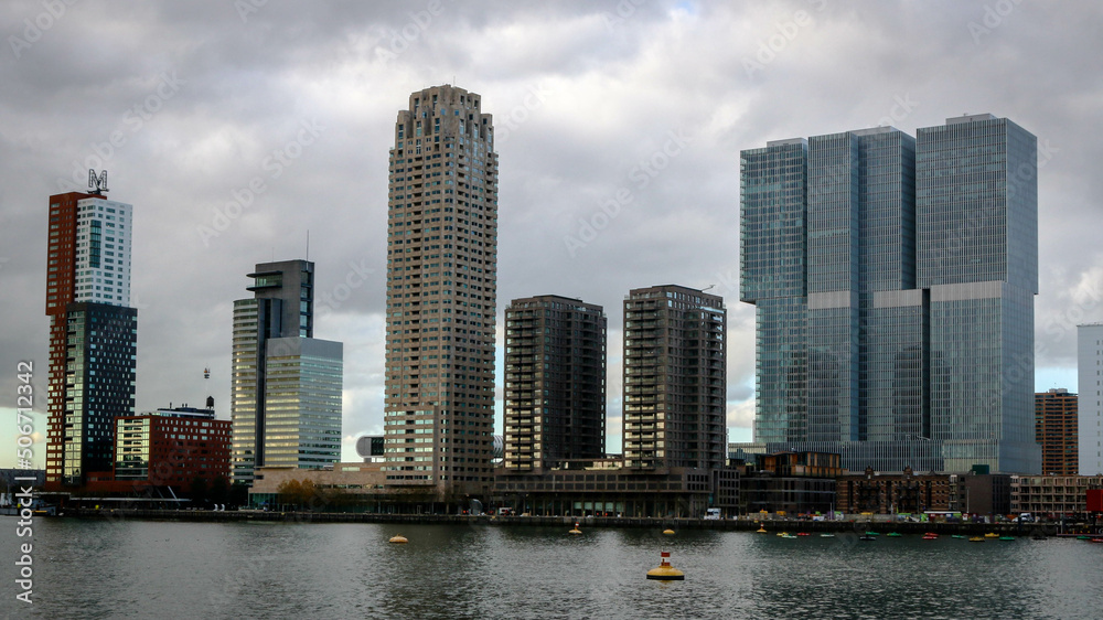 Views from the city of Rotterdam, the Netherlands